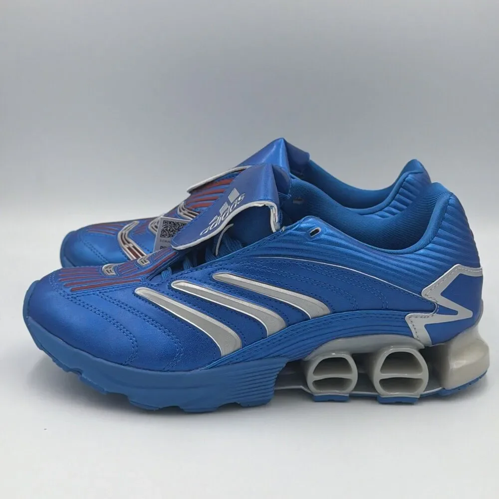 Adidas Men's Predator Megaride Metallic Blue Lifestyle New Shoes JI3515 size 6